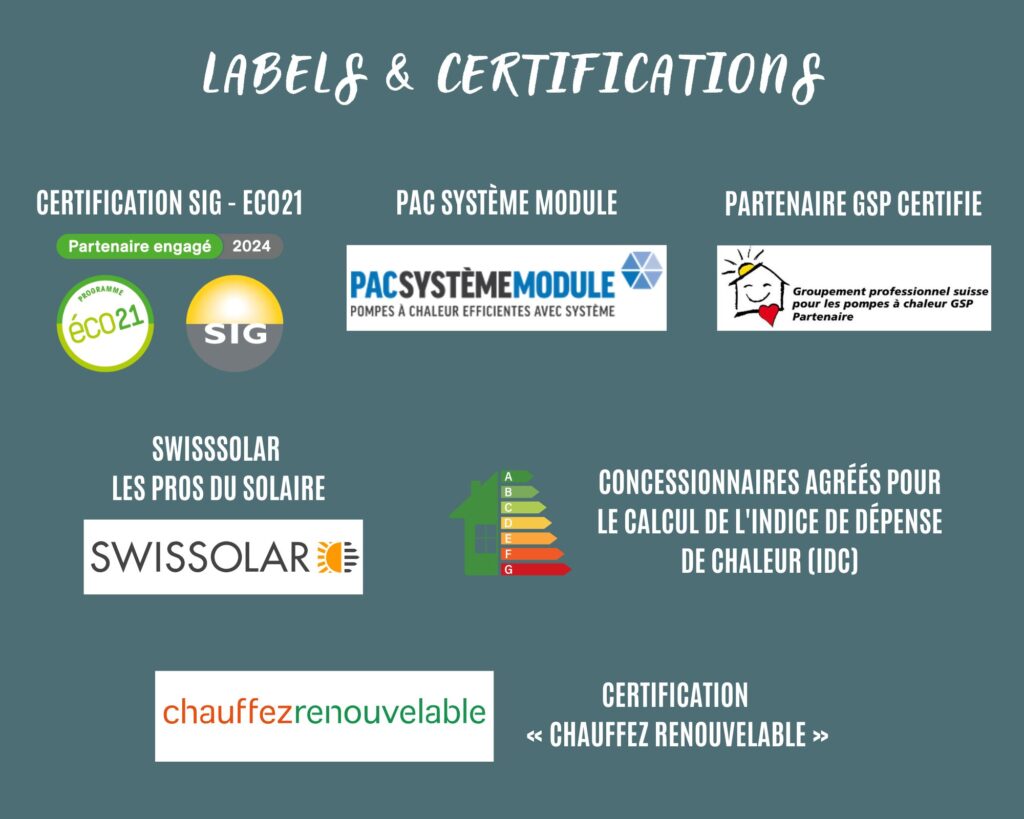 Nos labels et certificats