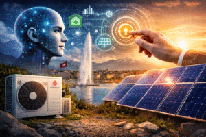 L’intelligence artificielle influence la transition énergétique à Genève. Découvrez si l’IA facilite ou complique les solutions renouvelables